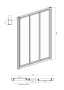 Душевая дверь 100х195 Ambassador Forsa 17021101NX Душевая дверь 100х195 Ambassador Forsa 17021101NX