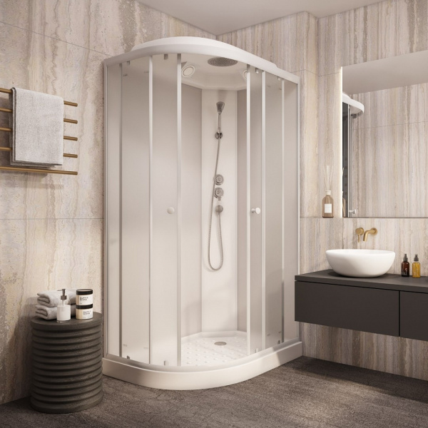 Душевая кабина Parly Effect EF1231R профиль белый