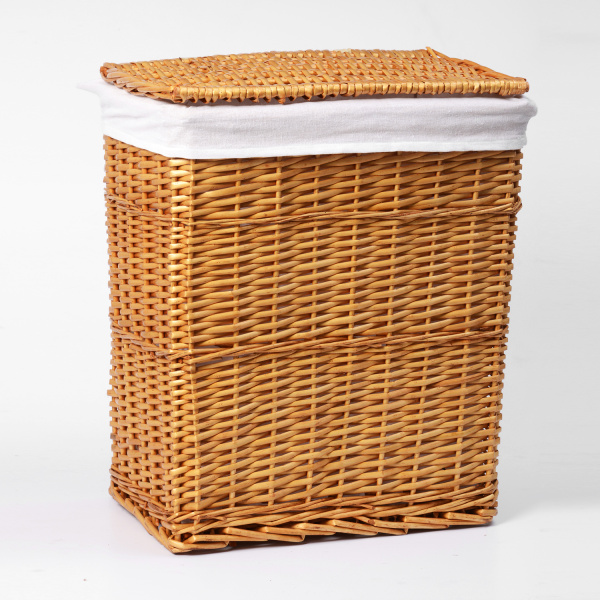 Корзина для белья WasserKRAFT Ammer WB-370-L коричневая