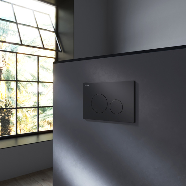 Унитаз подвесной безободковый с инсталляцией и кнопкой смыва AM.PM Spirit V2.0 IS49038.701700MB