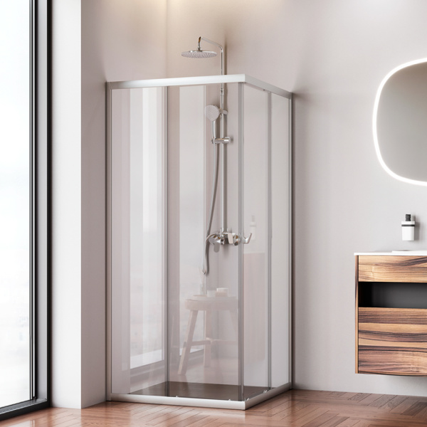 Душевой уголок AM.PM Sunny 90x190x90 W87G-403-9090-MT профиль хром