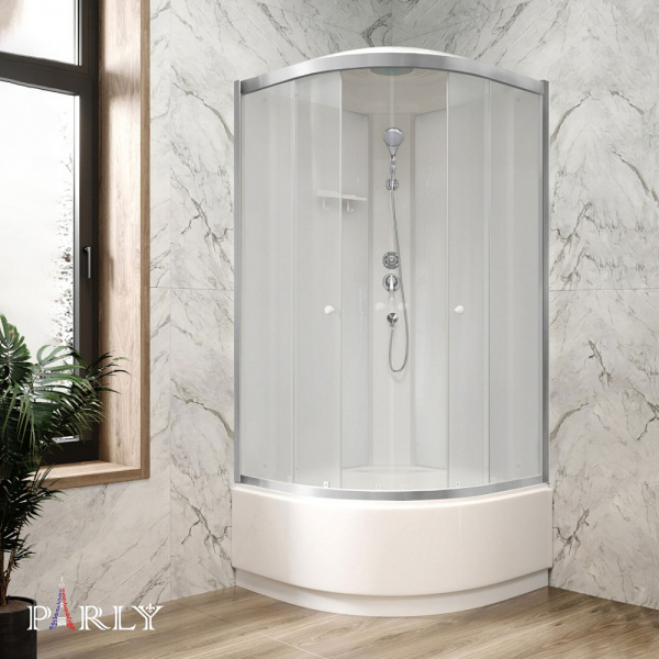 Душевая кабина Parly BETT821 профиль матовый хром