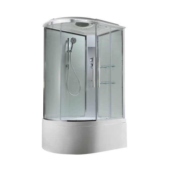 Душевая кабина с баней AvaCan 120x90 EM5912RT профиль хром
