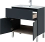 Тумба под раковину Aquanet Алвита New 80 см 00277551 напольная антрацит