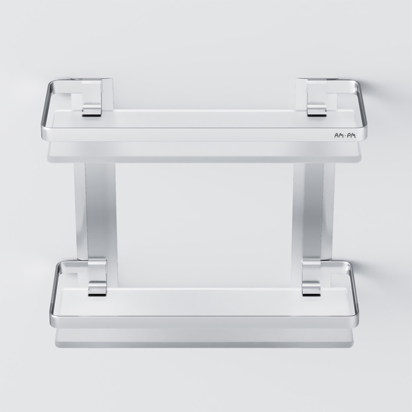 Полка для душа AM.PM Sense L 20755 A7455200 серебристая глянцевая