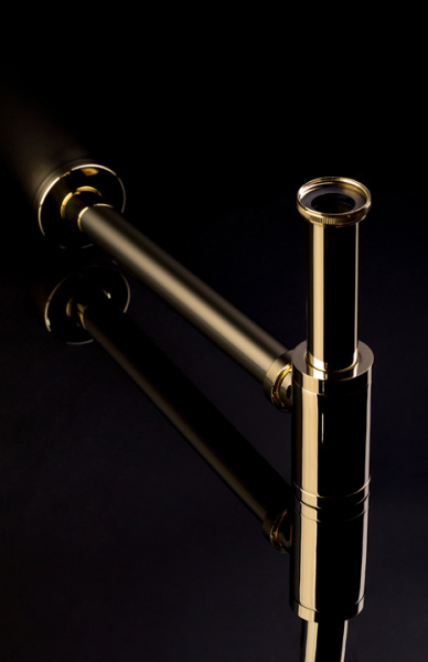 Сифон для раковины Boheme Imperiale 608-2 золото глянцевое