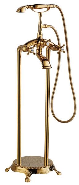 Смеситель напольный  ABBER Klassik AF8415G золото Смеситель напольный  ABBER Klassik AF8415G золото