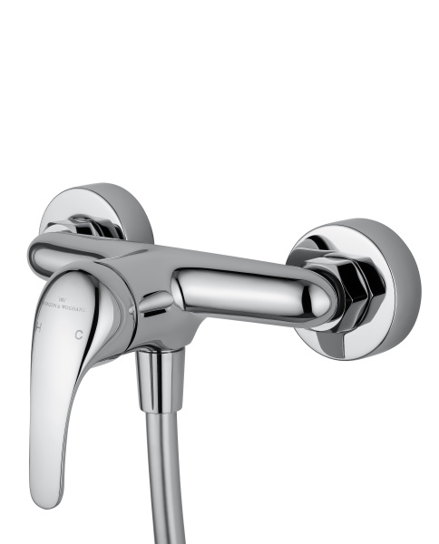 Смеситель для душа с гарнитуром Wonzon & Woghand WW-4540-CR хром глянцевый