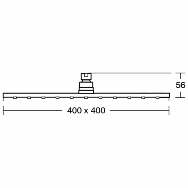 Верхний душ Ideal Standard IDEALRAIN PRO B9845AA Верхний душ Ideal Standard IDEALRAIN PRO B9845AA