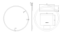 Зеркало круглое с LED подсветкой сенсор антипар 100х100 см Boheme 545-100-CR рама хром Зеркало круглое с LED подсветкой сенсор антипар 100х100 см Boheme 545-100-CR рама хром