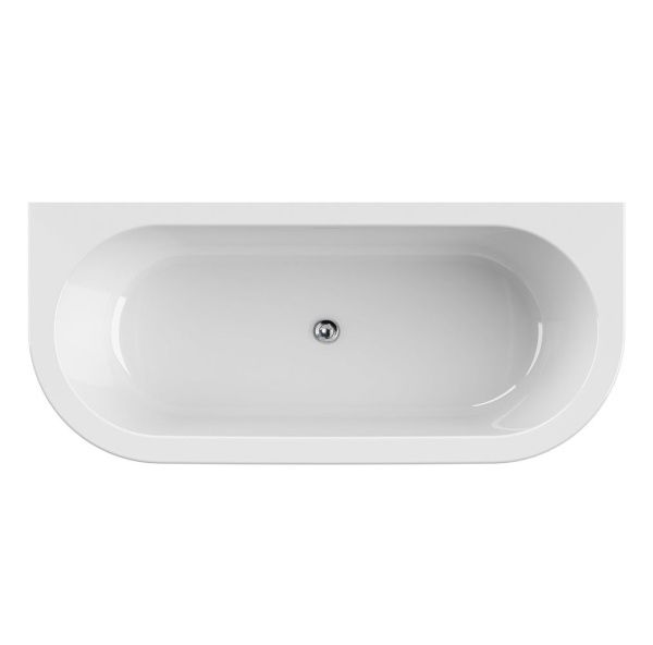 Акриловая ванна пристенная 180x79 см Cezares SLIM SLIM WALL-180-80-60-W37-SET белый Акриловая ванна пристенная 180x79 см Cezares SLIM SLIM WALL-180-80-60-W37-SET белый