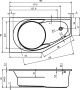 Ванна акриловая RIHO YUKON R 160x90 BA3400500000000 Ванна акриловая RIHO YUKON R 160x90 BA3400500000000