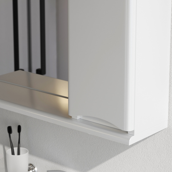 Шкаф зеркальный Am.Pm Like 65 см M80MPR0651WG R белый с подсветкой