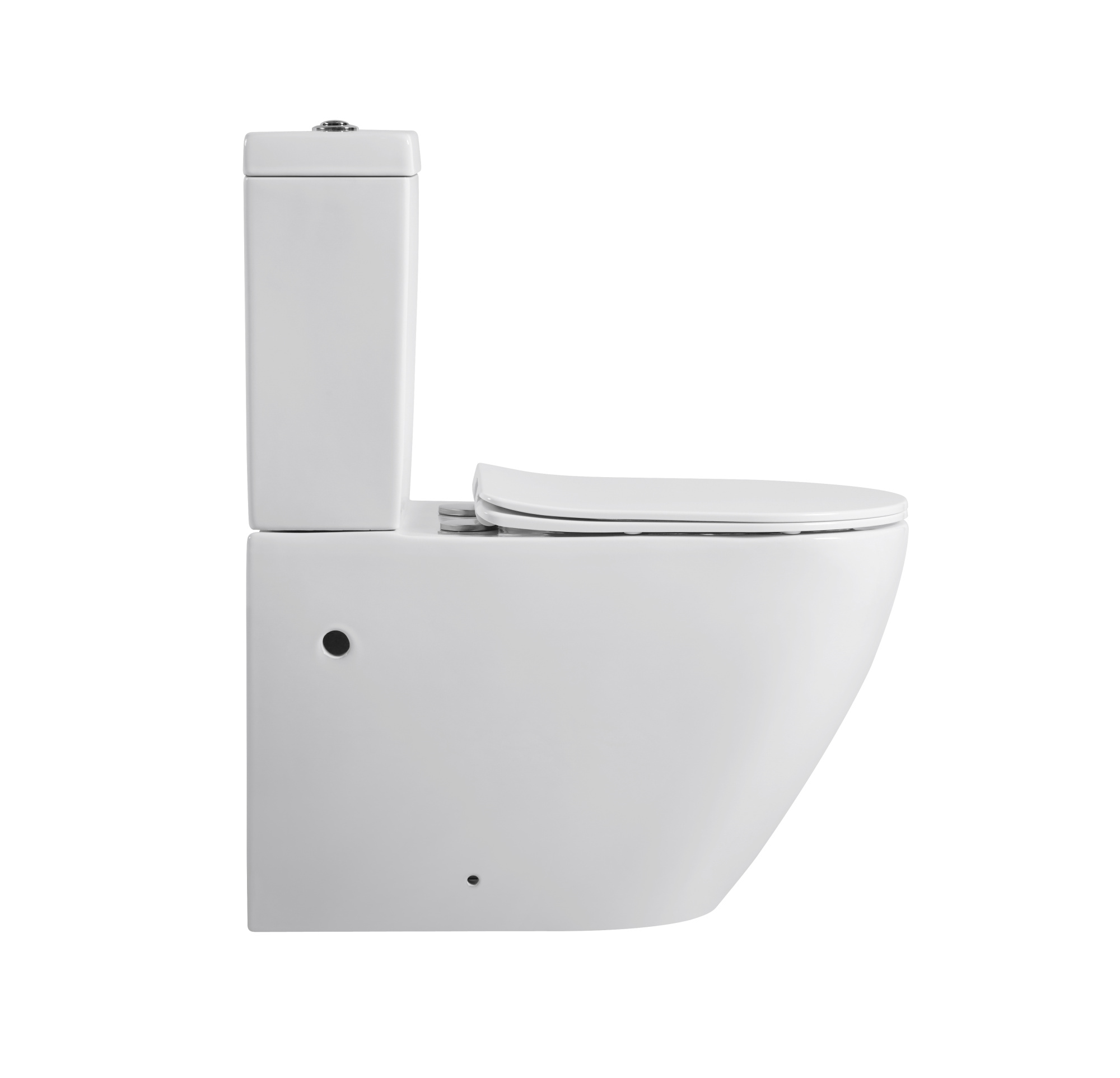 Унитаз-компакт Sapbox Polarix SB7062A1-W безободковый с микролифтом