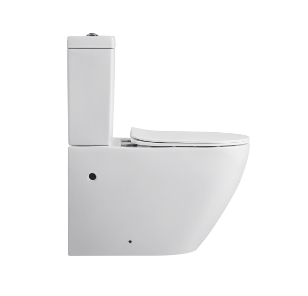 Унитаз-компакт Sapbox Polarix SB7062A1-W безободковый с микролифтом