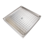 Поддон для душа антивандальный из нержавеющей стали OCEANUS 80x80 5-002.1.
