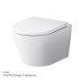 Подвесной унитаз AM.PM Sense FlashClean C741701SC с сиденьем микролифт Подвесной унитаз AM.PM Sense FlashClean C741701SC с сиденьем микролифт