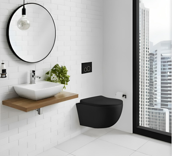 Унитаз Ceruttispa Orlter CT10017 подвесной безободковый с сиденьем микролифт