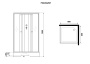Душевая кабина 90x90 Niagara Promo P90/26Q/MT/BK Душевая кабина 90x90 Niagara Promo P90/26Q/MT/BK