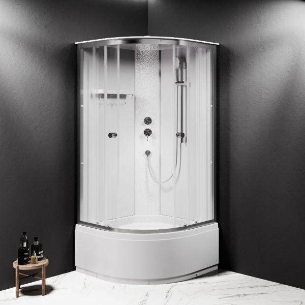 Душевая кабина 90x90 AM.PM X-Joy W94C-401A-090MT стекло прозрачное профиль хромматовый