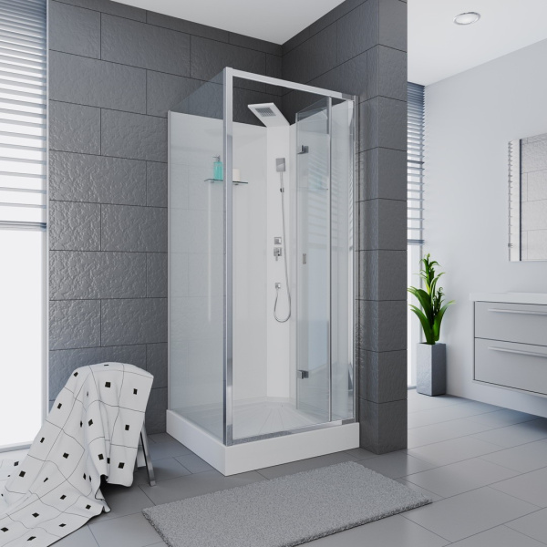 Кабина душевая без крыши 90х90 Cerutti SPA BELLA901T Кабина душевая без крыши 90х90 Cerutti SPA BELLA901T