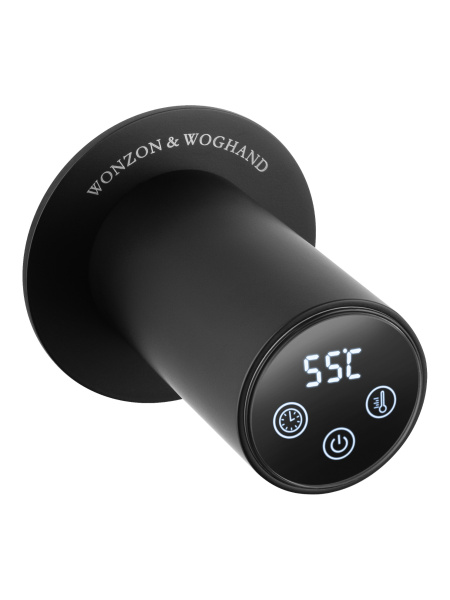 Полотенцесушитель электрический Wonzon & Woghand Dortmund WW-A363-MB встраиваемый черный матовый