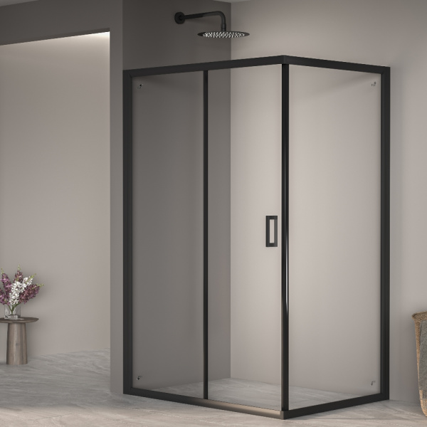 Душевой уголок 90x100 RGW Passage 410824590-14 Черный Душевой уголок 90x100 RGW Passage 410824590-14 Черный