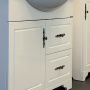 Тумба с раковиной Comforty Севилья 90 см 00-00003083 напольная белая