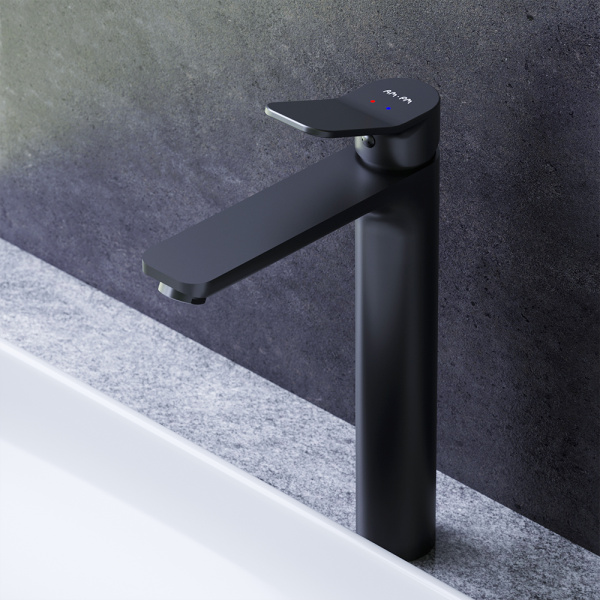 Смеситель для умывальника высокий Am.Pm X-Joy F85A92022 черный Смеситель для умывальника высокий Am.Pm X-Joy F85A92022 черный