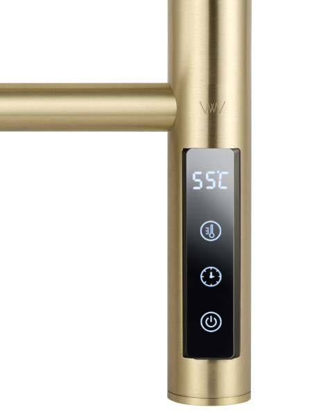 Полотенцесушитель электрический Wonzon & Woghand Bonn WW-AL4092-BG подвесной золото брашированный