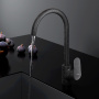 Смеситель для кухонной мойки Am.Pm Like F8007122 элегантный черный матовый