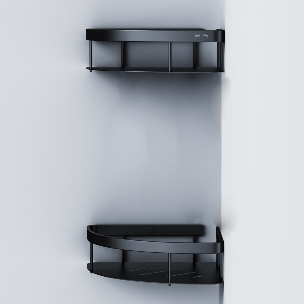 Полка для душа AM.PM Sense L 20755 A7454222 черная матовая