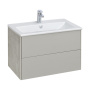 Тумба под раковину Aquaton Сохо 75 см 1A258101AJ9A0 подвесная серая