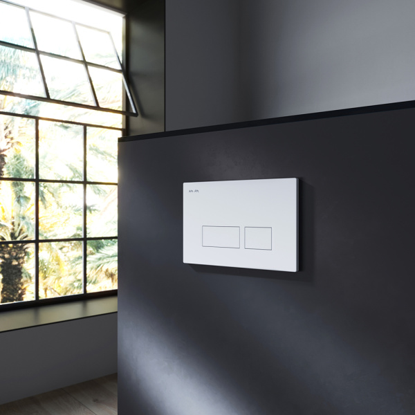 Унитаз подвесной безободковый с инсталляцией и кнопкой смыва AM.PM Spirit V2.0 IS47001.701700