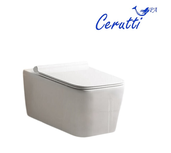 Унитаз подвесной Ceruttispa Viola CT10583 безободковый с микролифтом