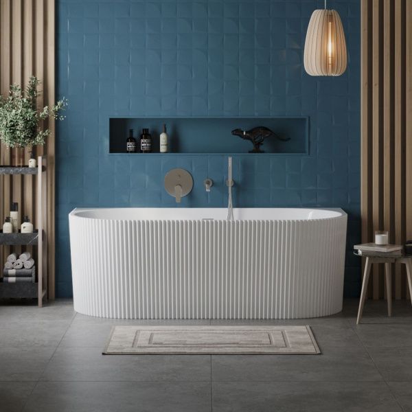 Акриловая ванна отдельнотоящая 170x80 см BelBagno  BB713-1700-800 белый