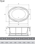 Ванна акриловая 120x180 Vayer Opal Гл000006826 Ванна акриловая 120x180 Vayer Opal Гл000006826