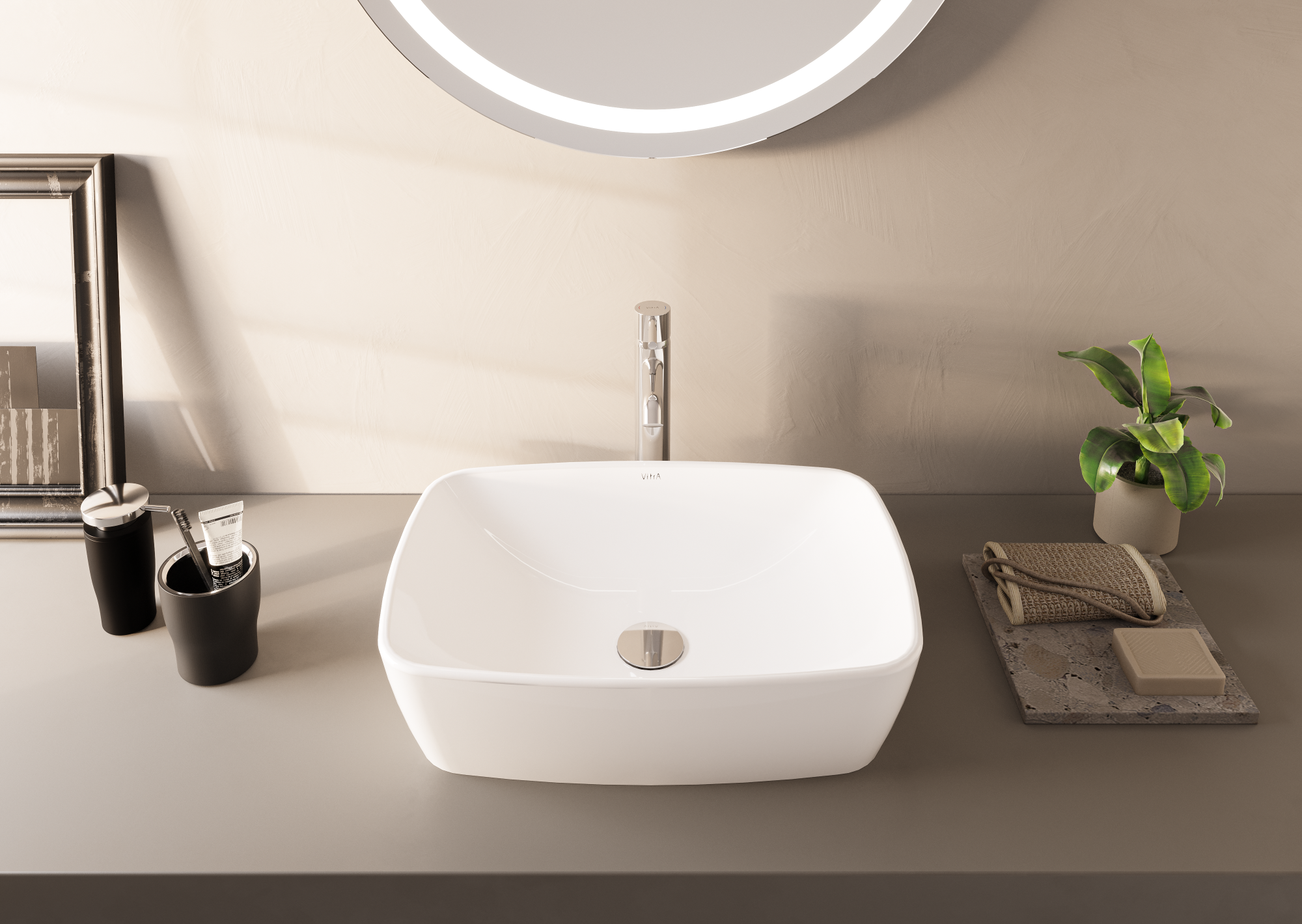 Смеситель для раковины VitrA Minimax S A41990EXP хром глянцевый