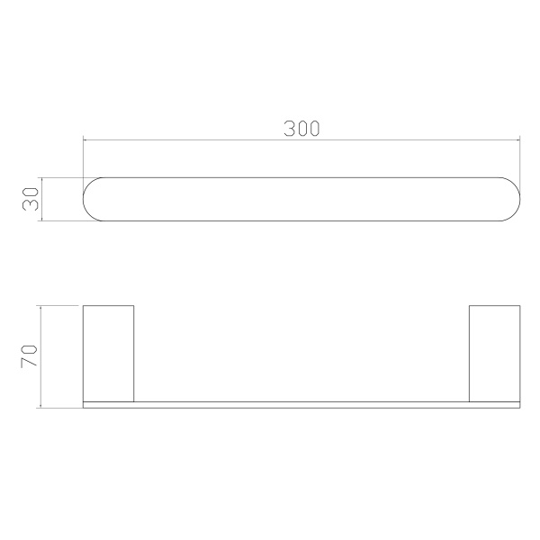 Полотенцедержатель Wonzon & Woghand Carbon WW-7713 черный матовый