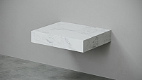 Столешница влагостойкая VELVEX Unit 60x50x11 белый мрамор Столешница влагостойкая VELVEX Unit 60x50x11 белый мрамор