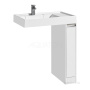 Тумба под раковину Aquaton Лондри 20 см 1A236101LH010 напольная белая