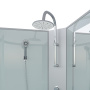 Душевая кабина с полкой 90x90 Niagara Classic NG-1101-14BKTG низкий поддон стекло матовое Душевая кабина с полкой 90x90 Niagara Classic NG-1101-14BKTG низкий поддон стекло матовое