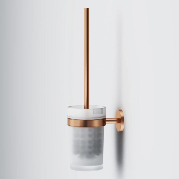 Ершик для унитаза AM.PM X-Joy A85A33344 розовое золото матовый