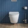 Унитаз подвесной с функцией биде и смесителем  BelBagno UNO BB3105CHR-BS/SC Унитаз подвесной с функцией биде и смесителем  BelBagno UNO BB3105CHR-BS/SC