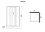 Душевая кабина 80x80 Niagara Promo P80/26Q/MT/BK Душевая кабина 80x80 Niagara Promo P80/26Q/MT/BK