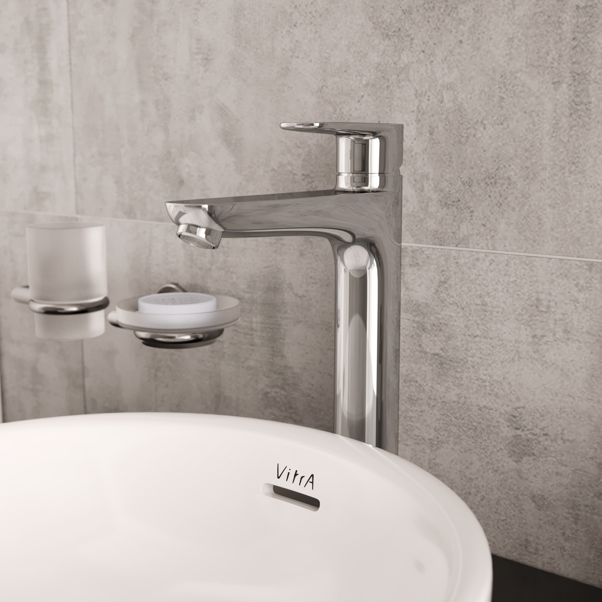 Смеситель для раковины VitrA Flow Soft A43010EXP хром глянцевый