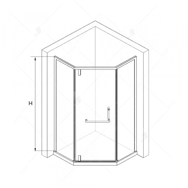 Душевой уголок RGW HO-084B 100x100x195 350608400-14 Душевой уголок RGW HO-084B 100x100x195 350608400-14