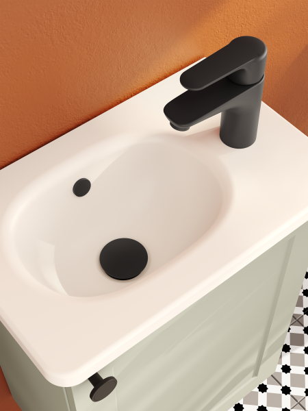 Смеситель для раковины VitrA Root Round A4270636EXP матовый черный