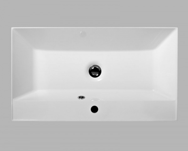 Раковина из искусственного мрамора 80x45 см BelBagno MARINO BB800/450-LV-MR-AST белый Раковина из искусственного мрамора 80x45 см BelBagno MARINO BB800/450-LV-MR-AST белый