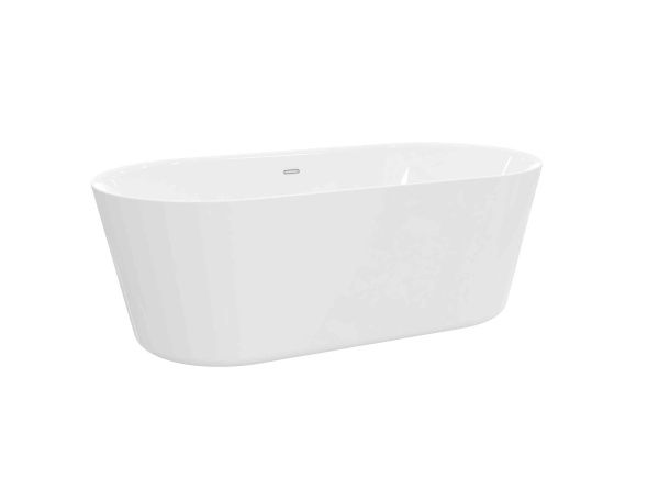 Акриловая ванна отдельностоящая 139,5x68 см BelBagno  BB306-1395 белый Акриловая ванна отдельностоящая 139,5x68 см BelBagno  BB306-1395 белый